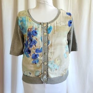 Sundance Grey Floral Top